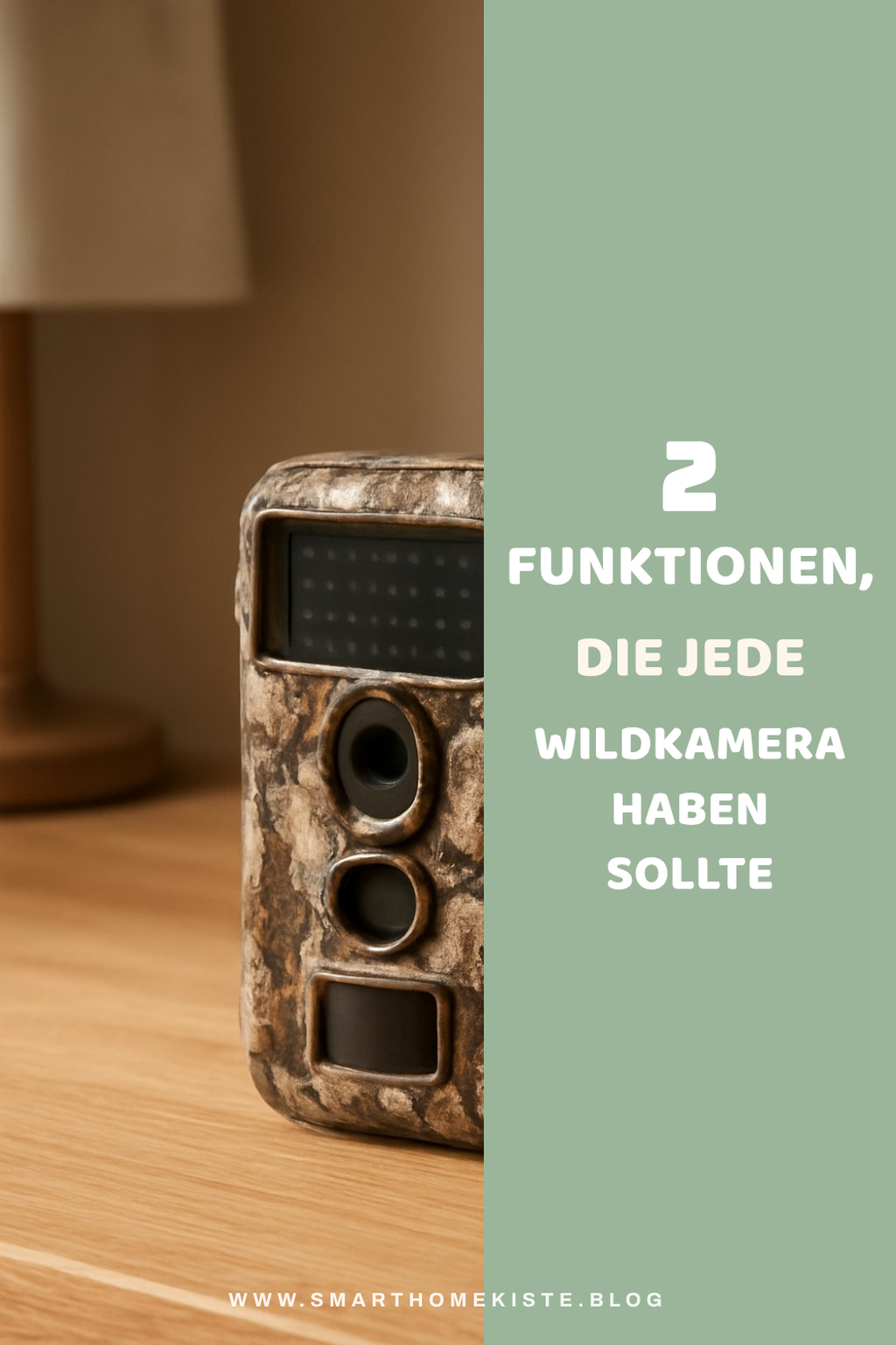 Wichtige Funktionen einer Wildkamera