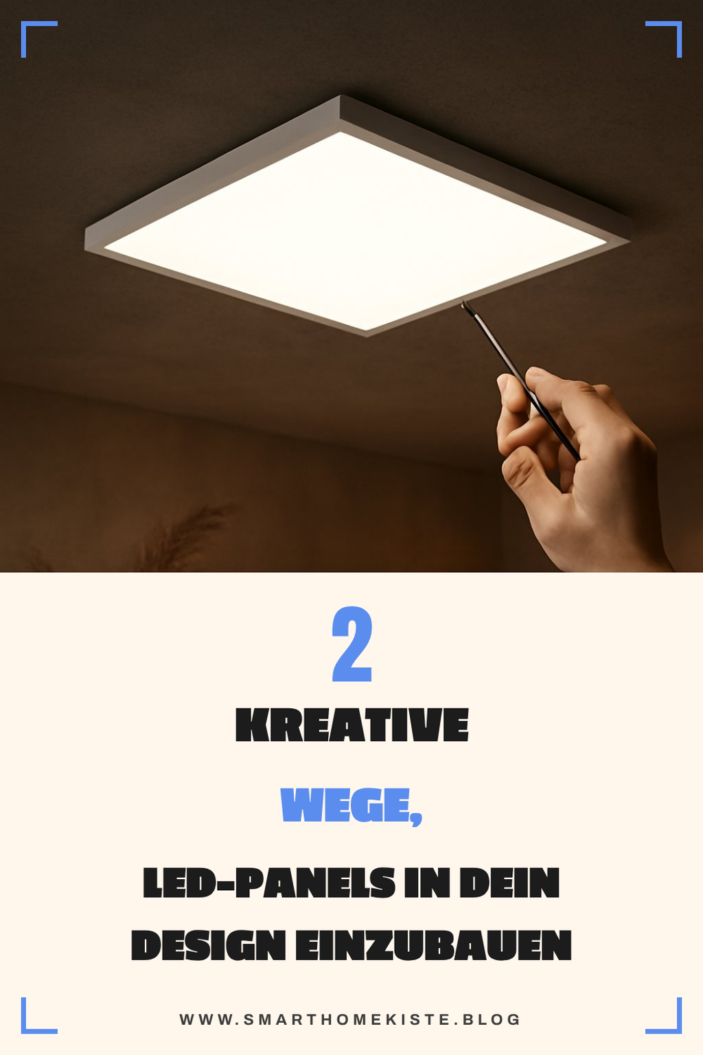So integrierst du LED-Panels in die Raumgestaltung