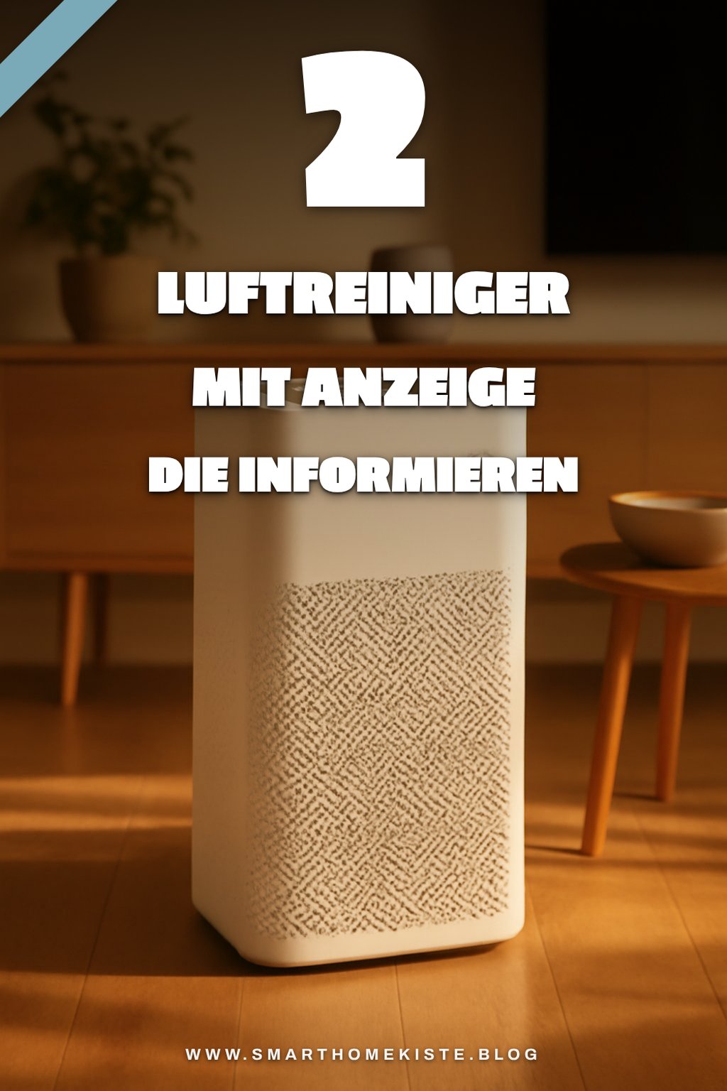 Luftreiniger mit Luftqualitätsanzeige