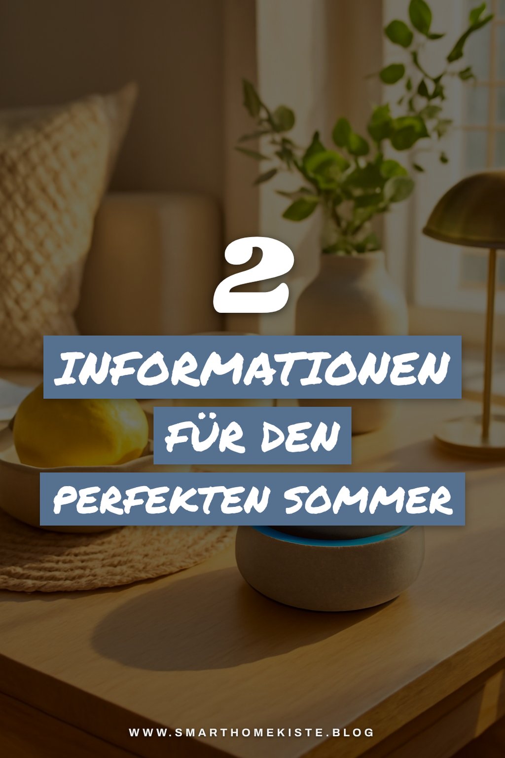 Echo Dot als informatives Sommer-Tool nutzen