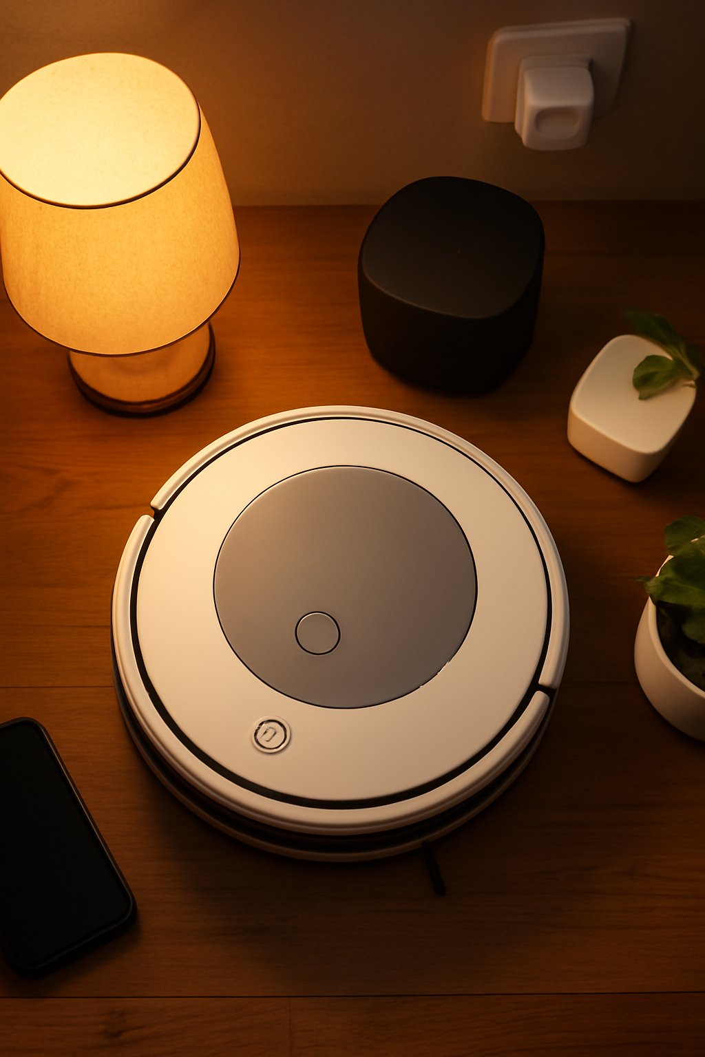 Saug-Wisch-Roboter mit Alexa