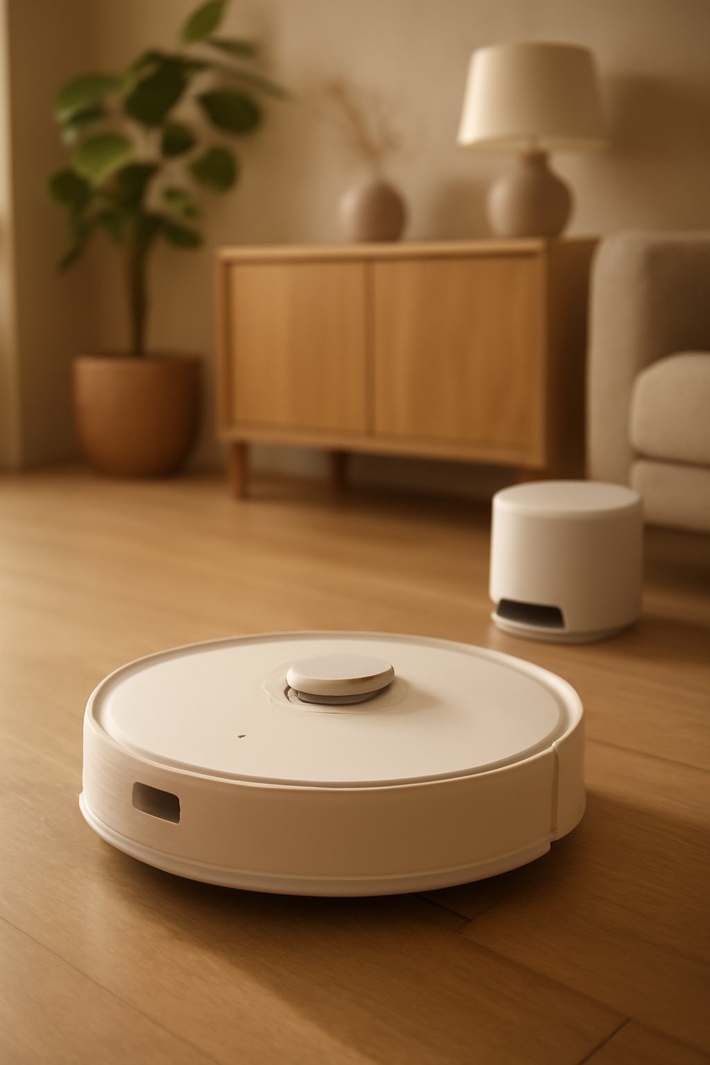 Wischroboter mit automatischer Ladestation