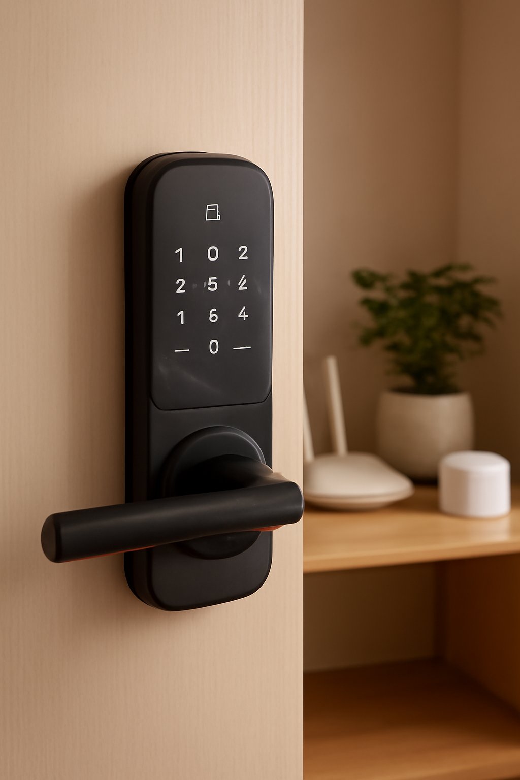 smarter Alarm Türschloss