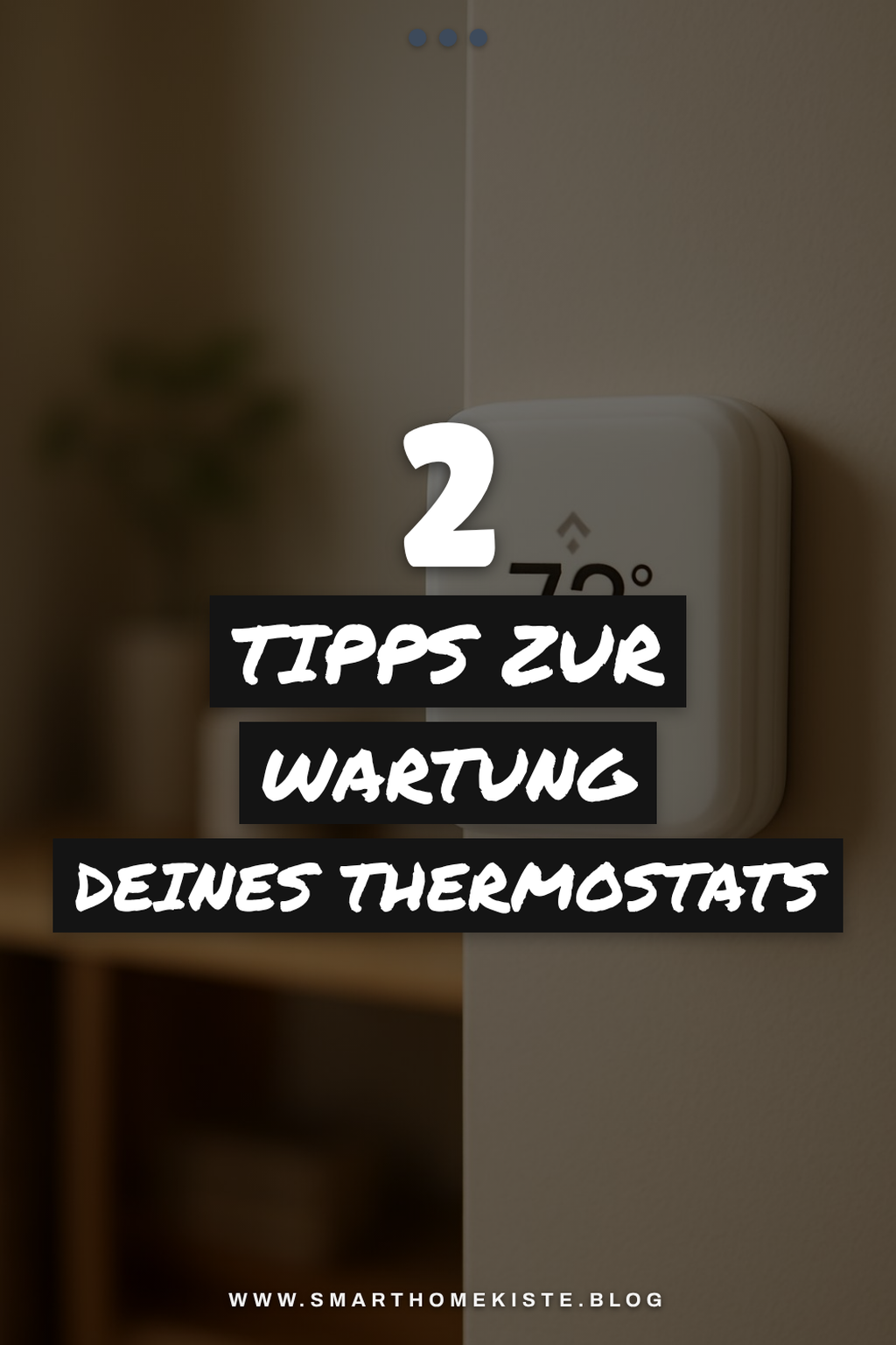 Wartung und Pflege deines Raumthermostats