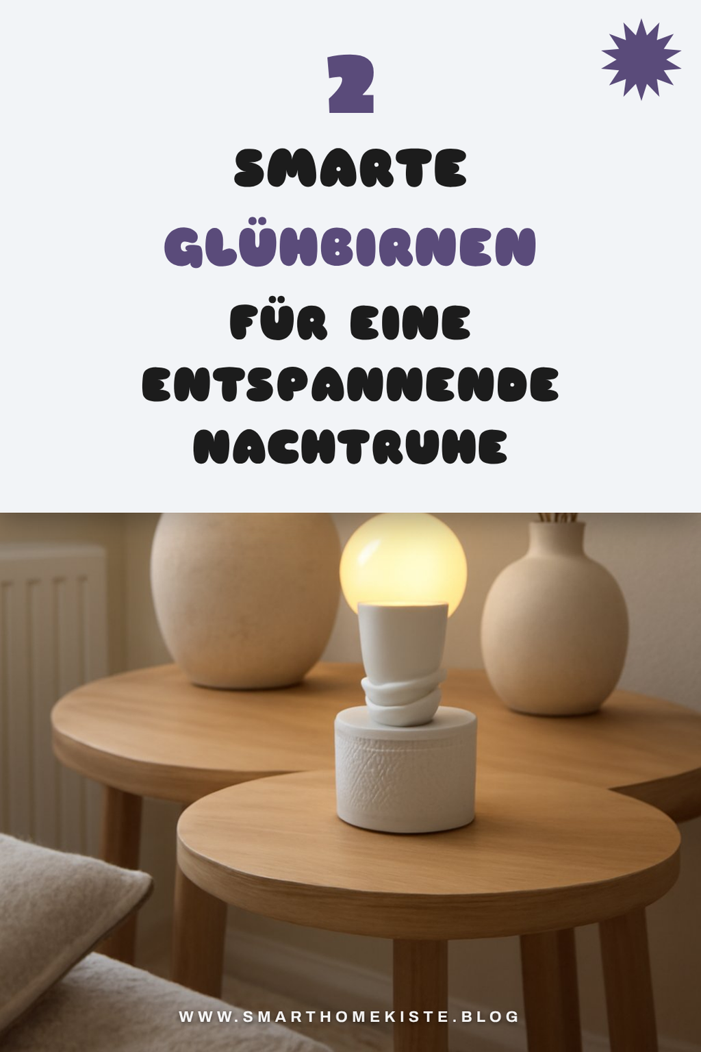 Smarte Lichtsteuerung im Schlafzimmer