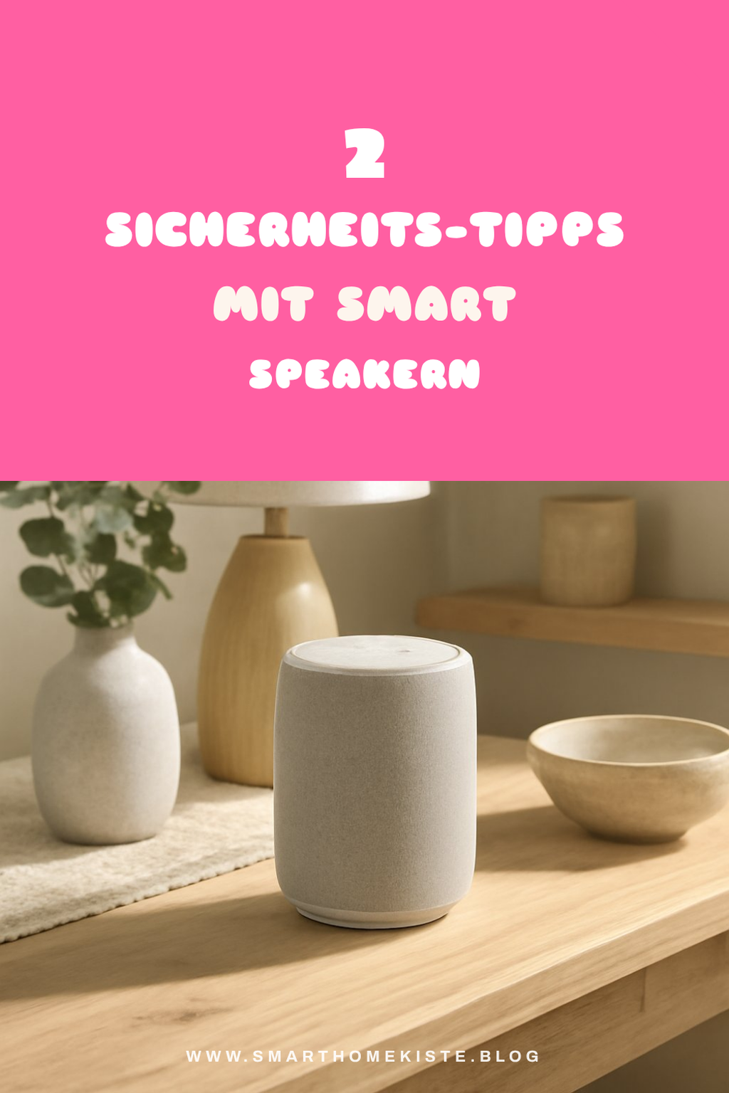 Smart Speaker für mehr Sicherheit im Heim