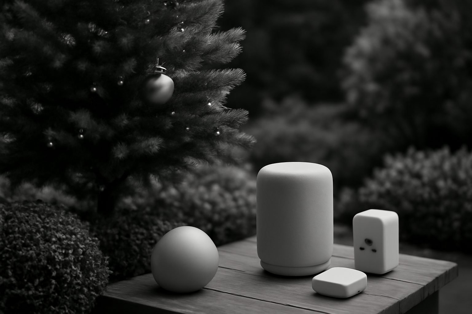 Adventsdeko draußen Eingang mit LED — 11 einfache Varianten
