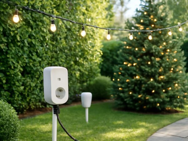 Außenbeleuchtung an Weihnachten von unterwegs steuern