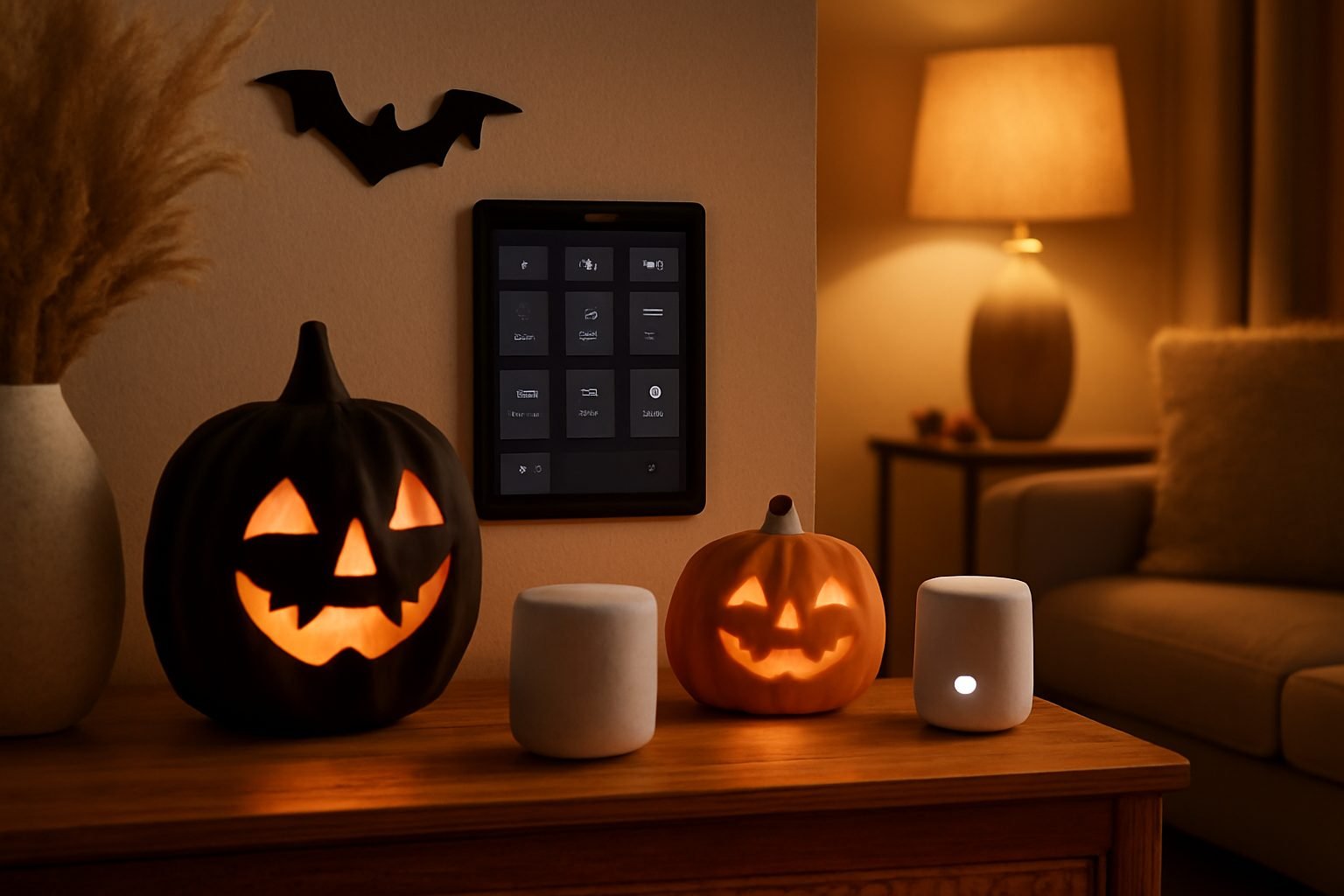 Halloween Automatisierung mit Bewegungssensor im Flur