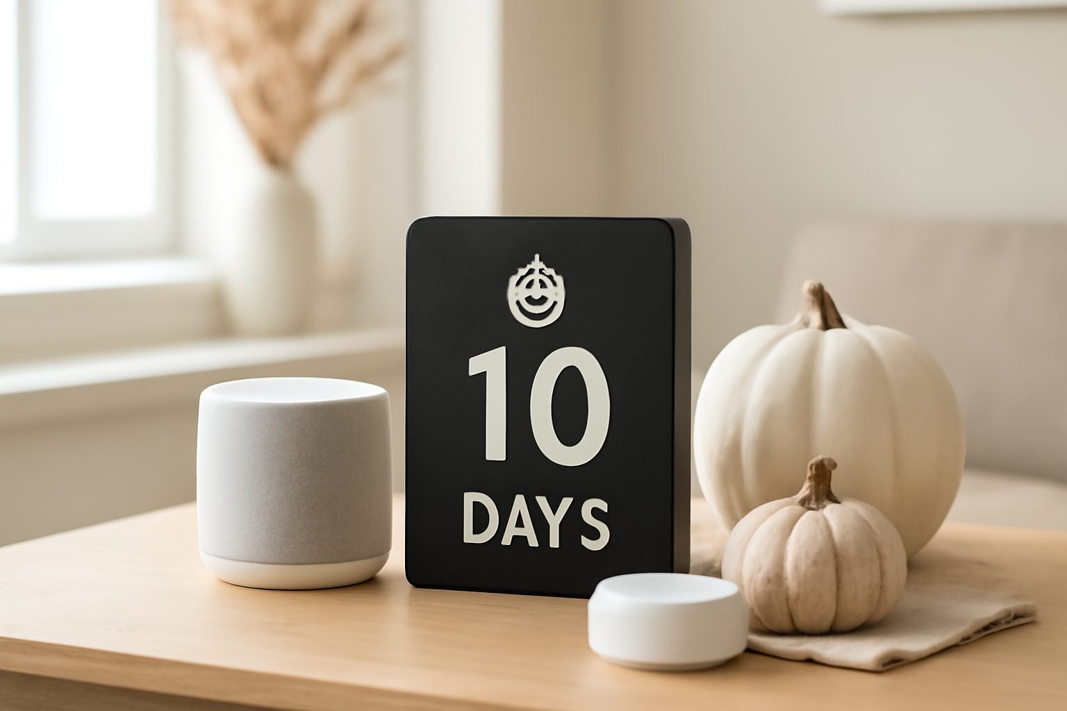 Halloween Countdown auf dem smart Display Anzeigen