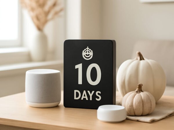 Halloween Countdown auf dem smart Display Anzeigen