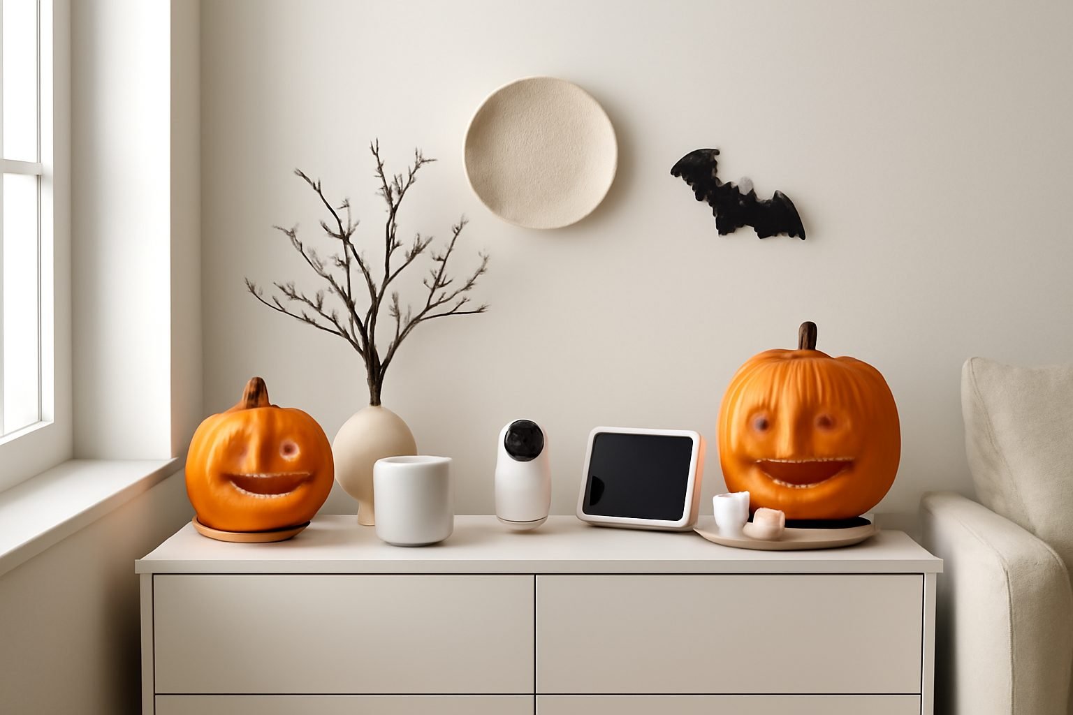 Halloween Deko mit smarten Steckdosen Schalten