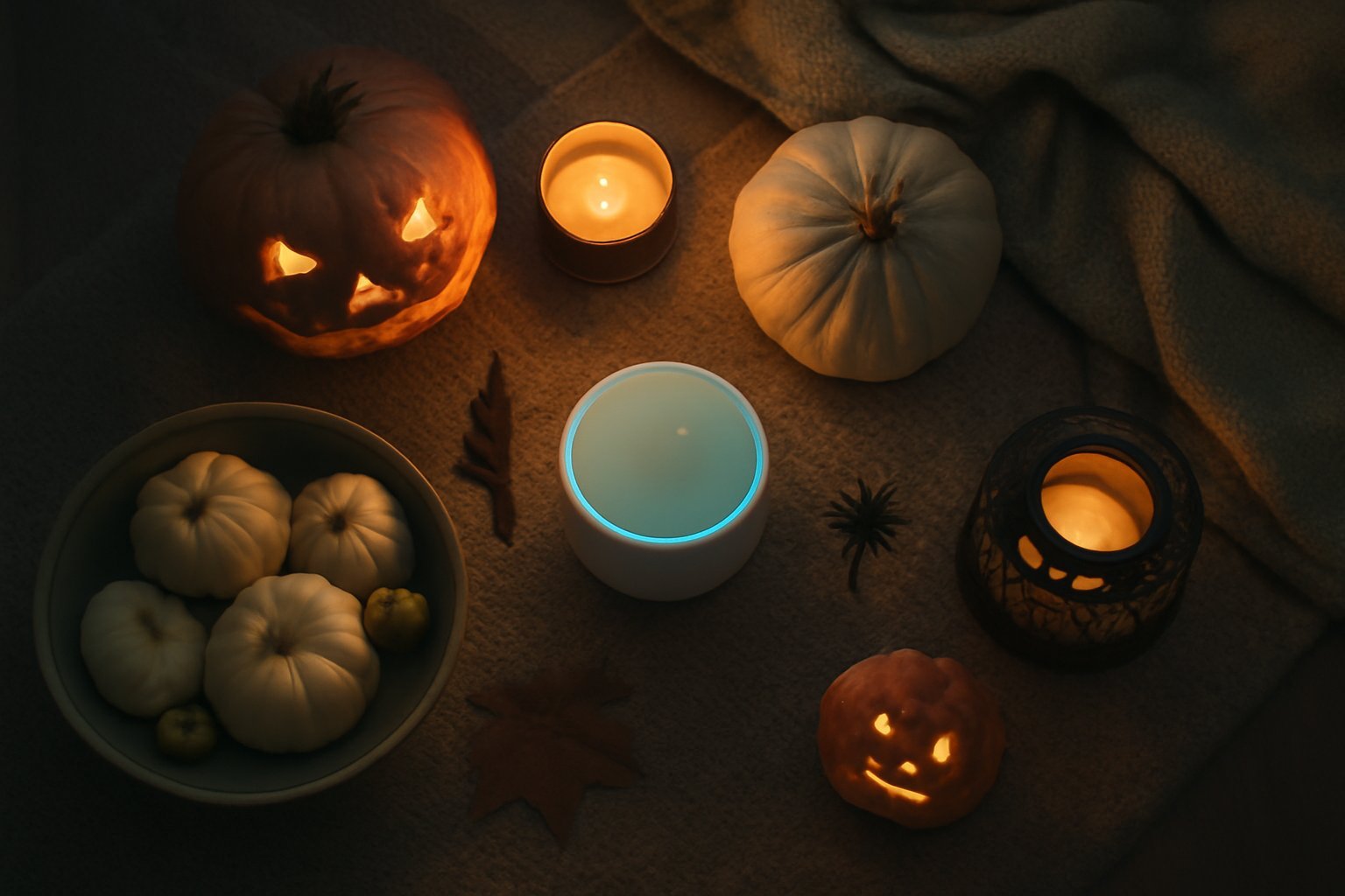 So schaffst du mit Licht eine gruselige Halloween-Atmosphäre