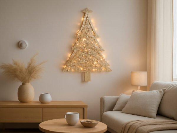 Makramee Weihnachtsdeko Beleuchtung: 6 Schritte zum Ergebnis