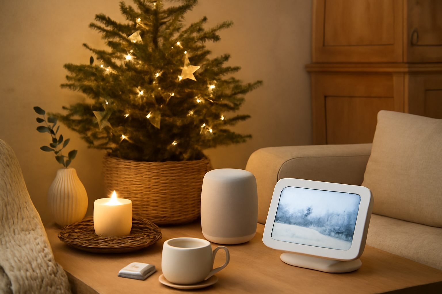 Skandinavische Weihnachtsdeko Beleuchtung