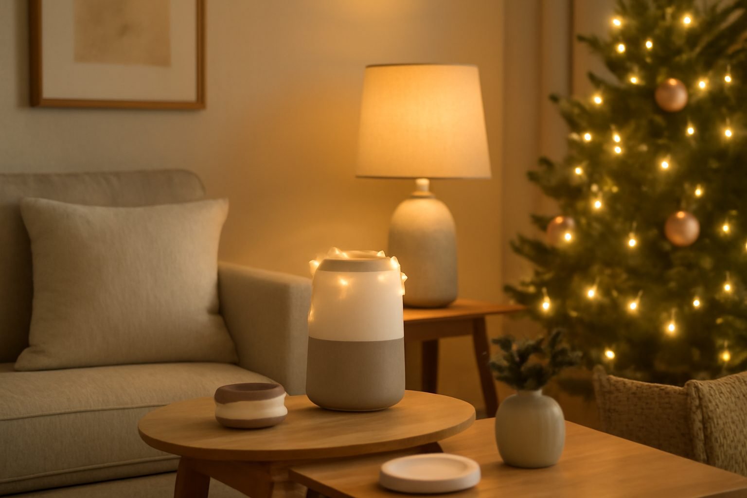 Smarte Steckdose Weihnachtsbeleuchtung