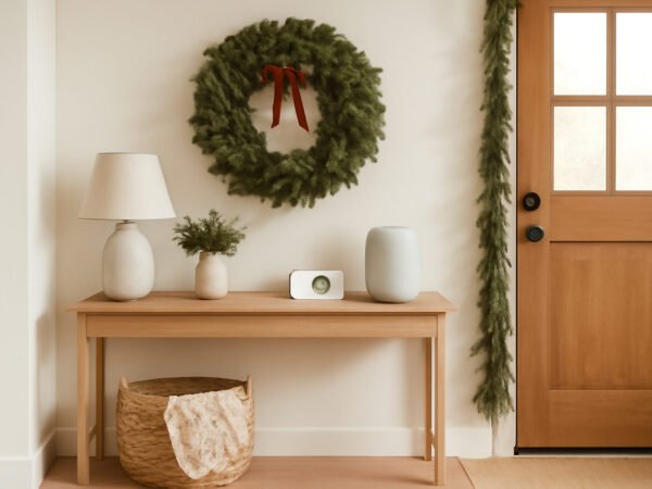 Weihnachtsdeko Hauseingang mit LED in 6 Schritten