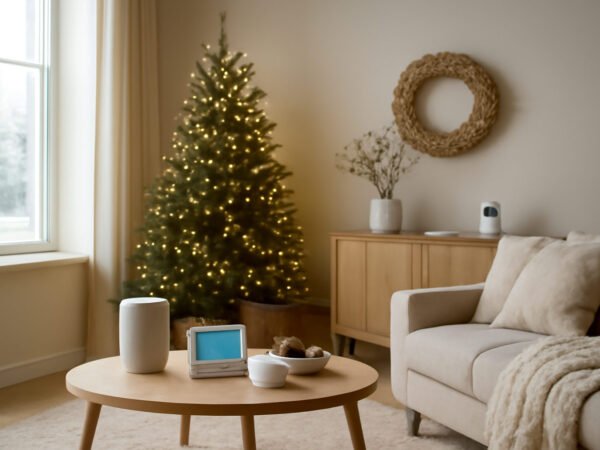 Winterdeko Fenster mit LED ohne Vorkenntnisse