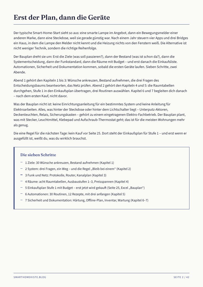 Der Smart-Home-Bauplan: Raum für Raum, ohne Doppelkauf – Vorschau Seite 3
